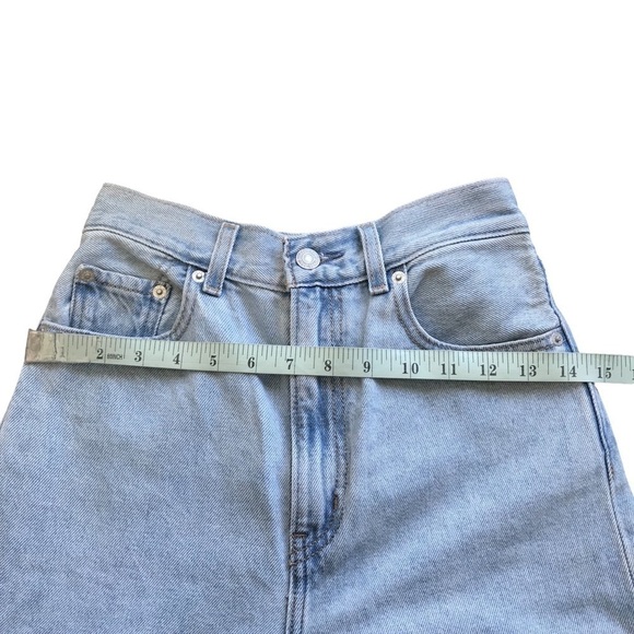 Levi's High Loose Loosey Goosey Straight Leg Jeans Size 26 Altered - Picture 10 of 15